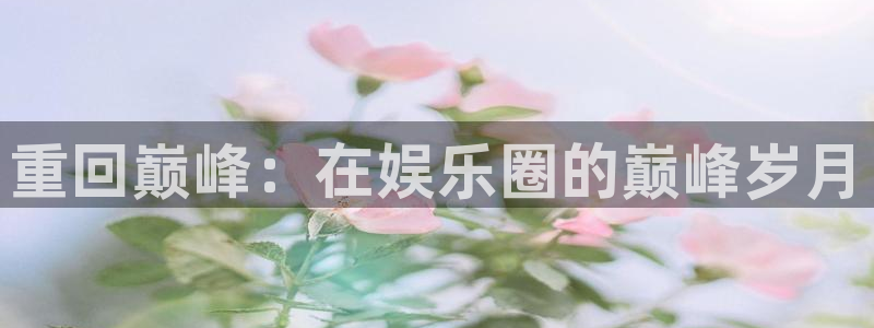 彩神体育用品：重回巅峰：在娱乐圈的巅峰岁月