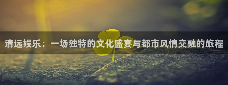 彩神平台：清远娱乐：一场独特的文化盛宴与都市风情交融的旅程