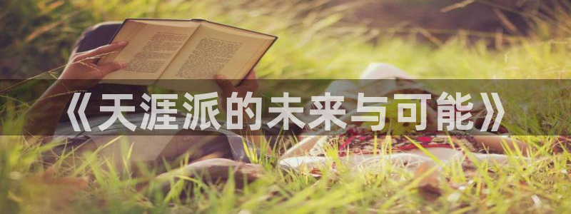 彩神体育2官网入口：《天涯派的未来与可能》